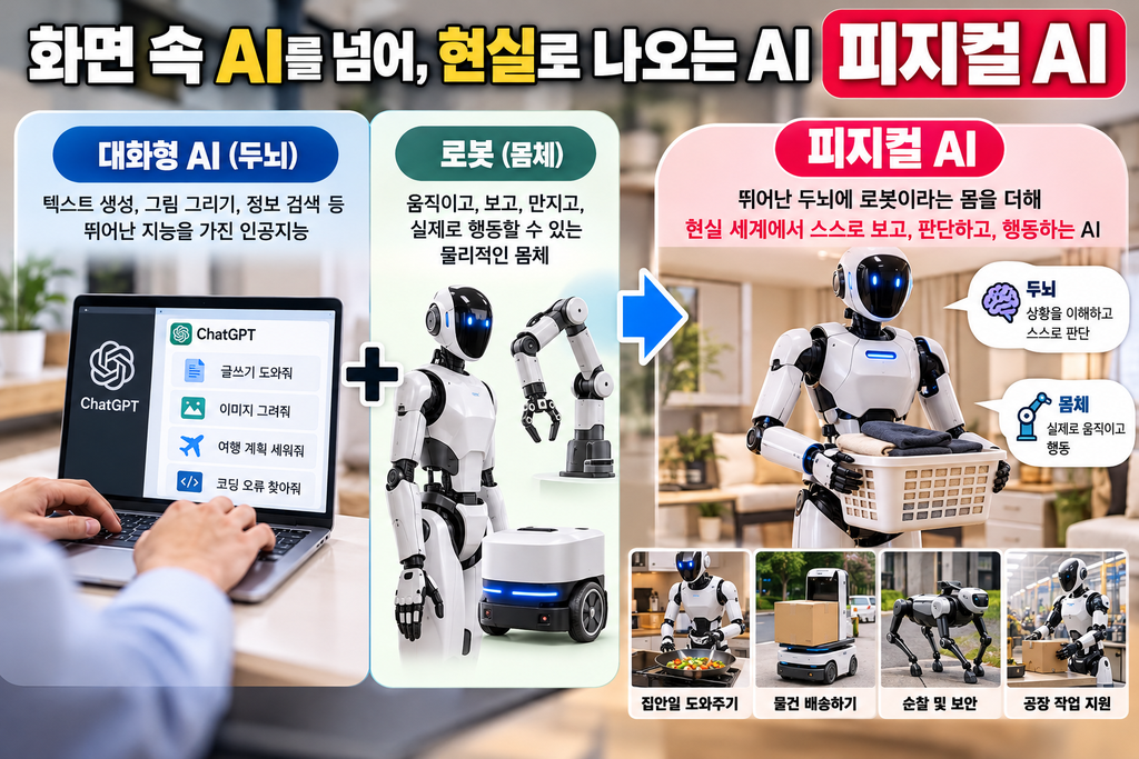 가상 AI에서 현실의 피지컬 AI로